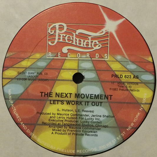 The Next Movement : Let's Work It Out (12")