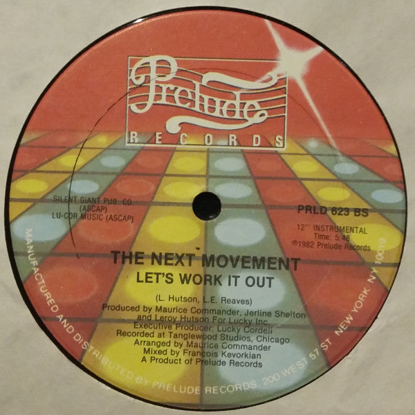 The Next Movement : Let's Work It Out (12")