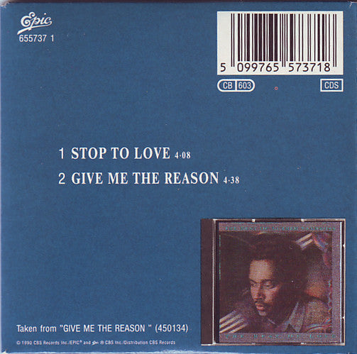 Luther Vandross : Stop To Love (CD, Mini, Single)