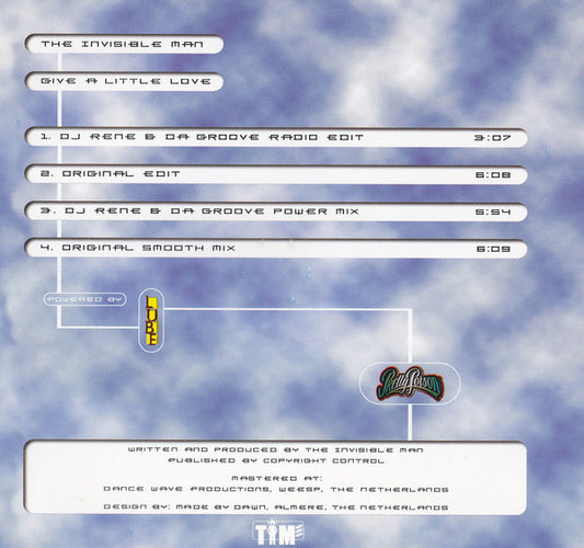 The Invisible Man (3) : Give A Little Love (CD, Single)