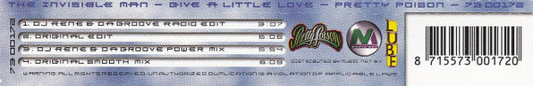 The Invisible Man (3) : Give A Little Love (CD, Single)
