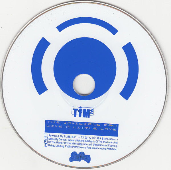 The Invisible Man (3) : Give A Little Love (CD, Single)