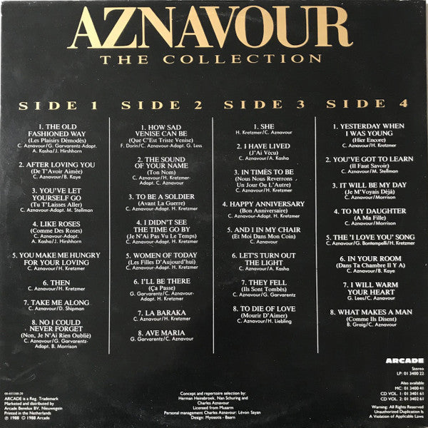 Charles Aznavour : The Collection (2xLP, Comp)
