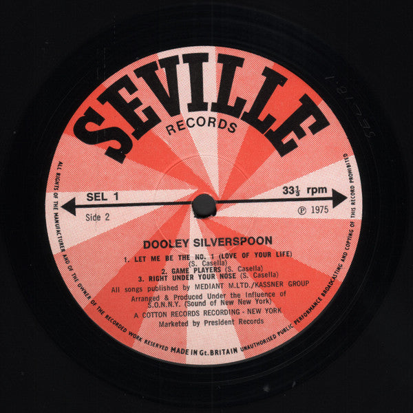 Dooley Silverspoon : Dooley Silverspoon (LP, Album)