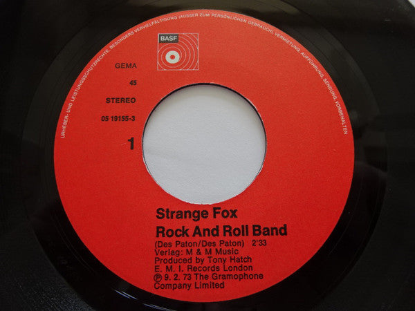 Strange Fox : Rock And Roll Band / Ask Me All (7")