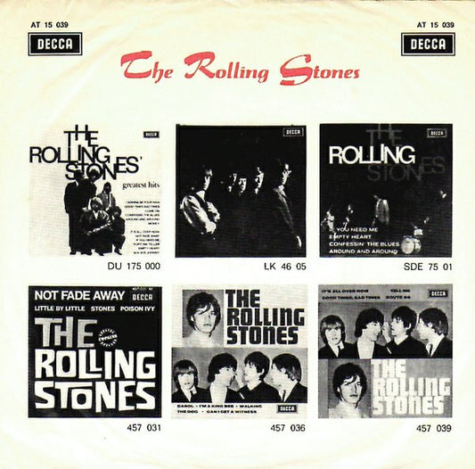 The Rolling Stones : Time Is On My Side / Congratulations (7", Single, Mono)