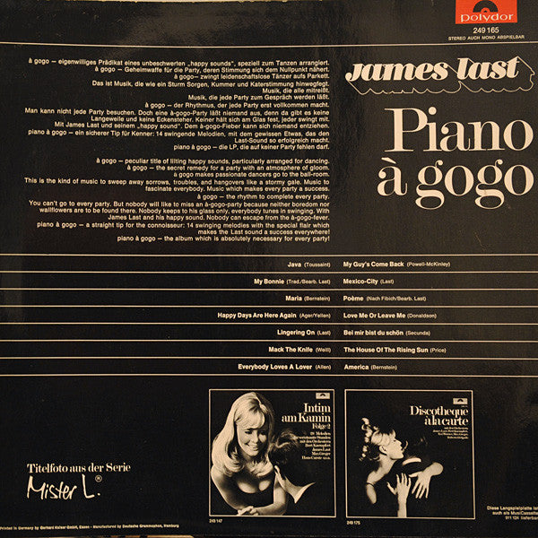 James Last : Piano À Gogo (LP, Album)