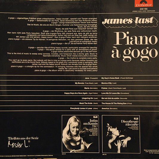 James Last : Piano À Gogo (LP, Album)