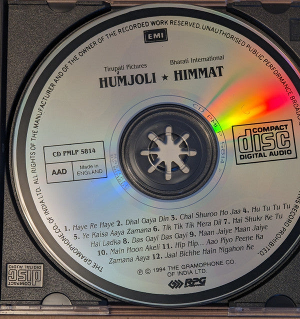 Laxmikant-Pyarelal, Anand Bakshi : Humjoli / Himmat (CD)