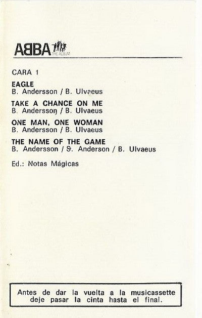 ABBA : The Album (Cass, Album)