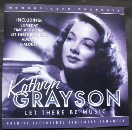 Kathryn Grayson : Let There Be Music (CD, Comp)