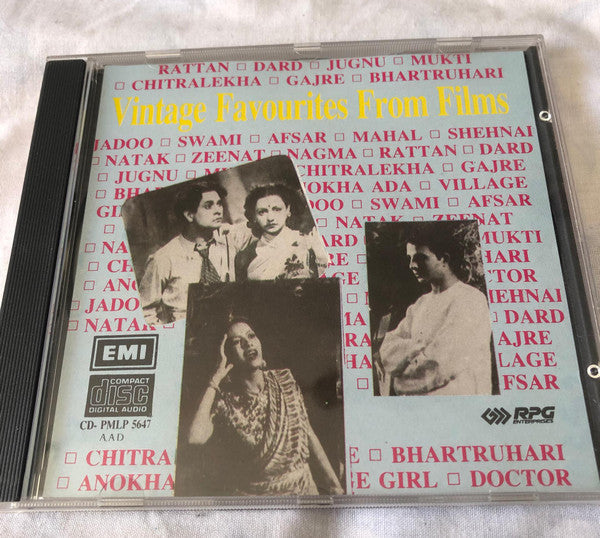 Various : Vintage Favourites From Films (CD, Album)