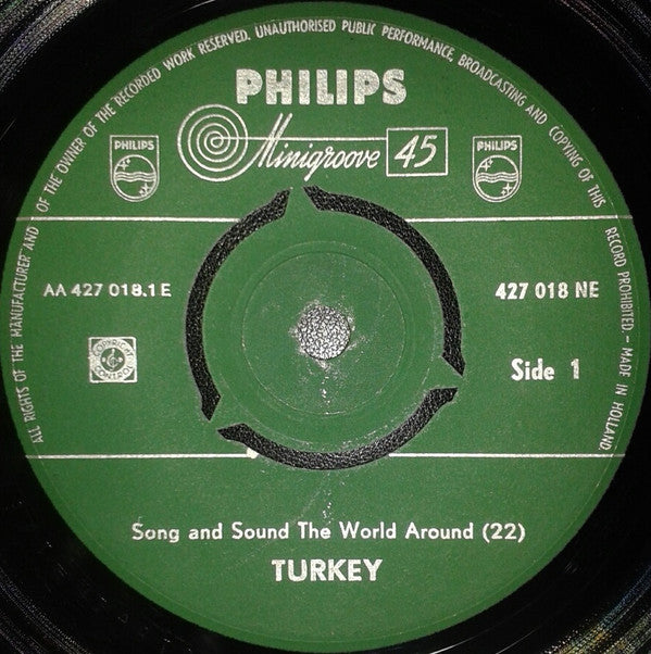 Various : Turkey (7", Mono)