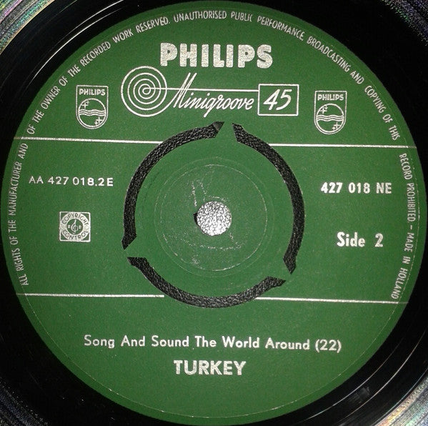 Various : Turkey (7", Mono)