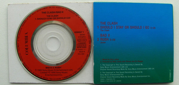 The Clash : Should I Stay Or Should I Go (CD, Mini, Single)