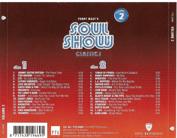Various : Ferry Maat's Soulshow Classics - Volume 2 (2xCD, Comp)