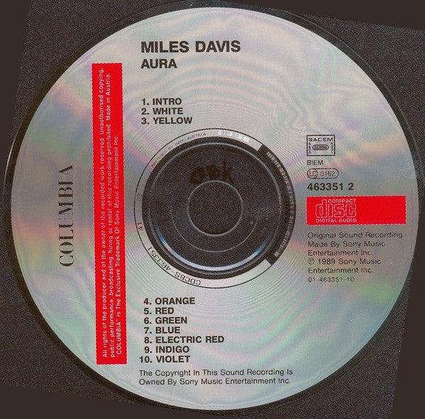 Miles Davis : Aura (CD, Album, RE)