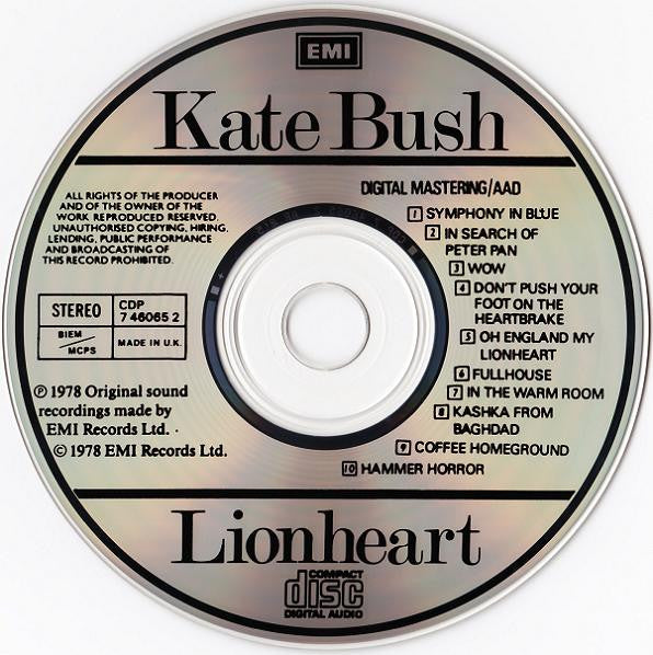 Kate Bush : Lionheart (CD, Album)