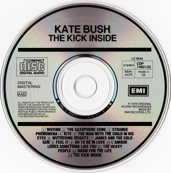 Kate Bush : The Kick Inside (CD, Album, RE)