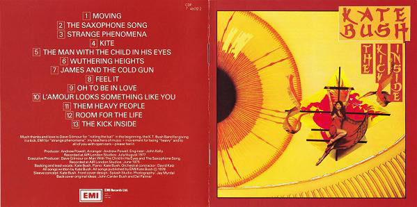 Kate Bush : The Kick Inside (CD, Album, RE)