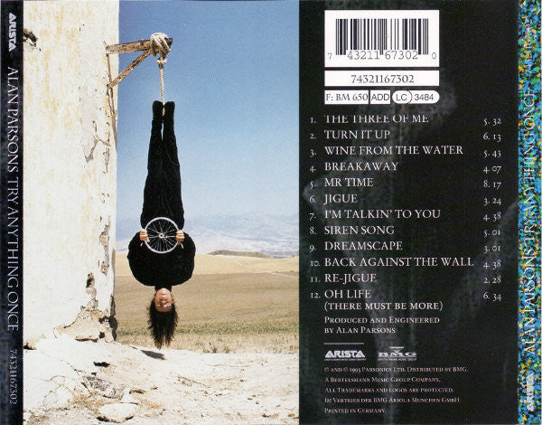 Alan Parsons : Try Anything Once (CD, Album)