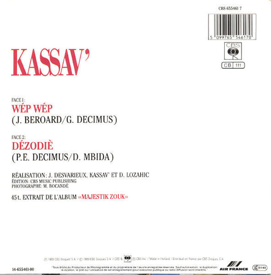 Kassav' : Wép Wép (7", Single)