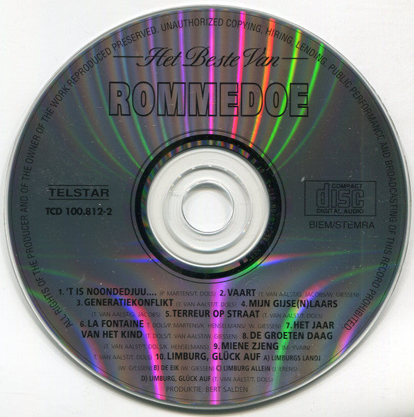 Rommedoe : Het Beste Van Rommedoe (CD, Album)