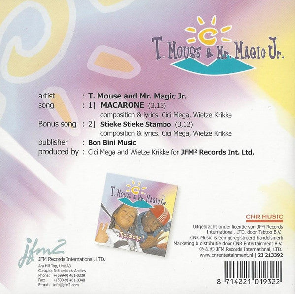 T. mouse & mr. magic Jr. : Macarone ! (CD, Single)