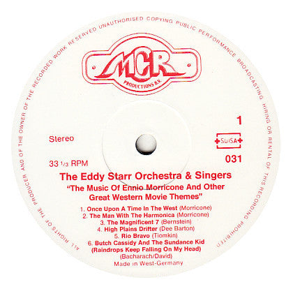 Ennio Morricone, The Eddy Starr Orchestra & Singers : The Music Of Ennio Morricone And Other Great Western Movie Themes & Movie Themes (3xLP, Comp + Box)