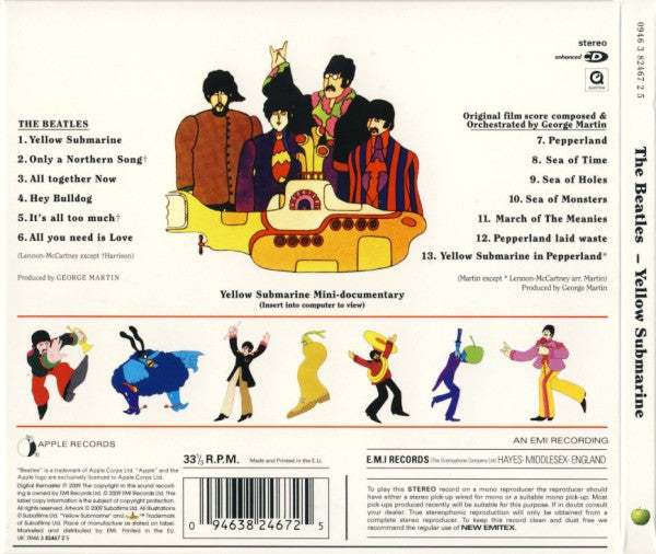 The Beatles : Yellow Submarine (CD, Album, Dlx, Enh, Ltd, RE, RM)