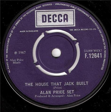 The Alan Price Set : The House That Jack Built (7", Single)