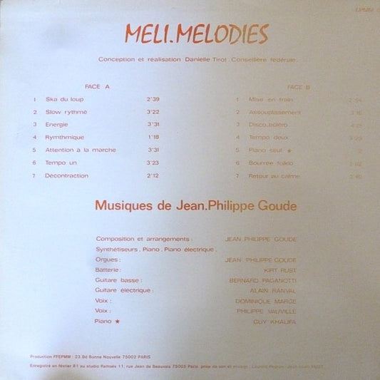 Jean-Philippe Goude : Meli-Melodies (LP, Album)