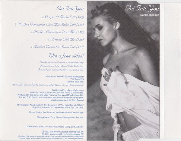 Dannii Minogue : Get Into You (CD, Single)