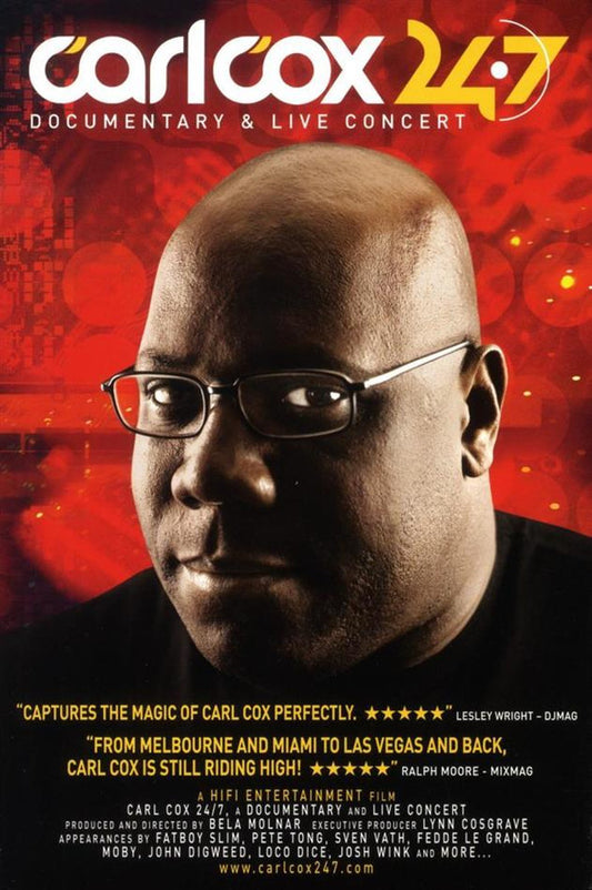 Carl Cox : Carl Cox 24•7 - Documentary & Live Concert (DVD-V, Comp, P/Mixed, PAL)