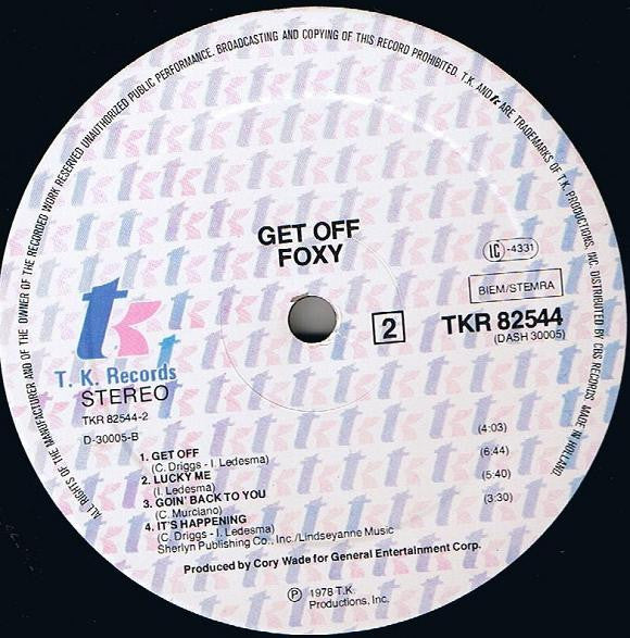 Foxy : Get Off (LP, Album)