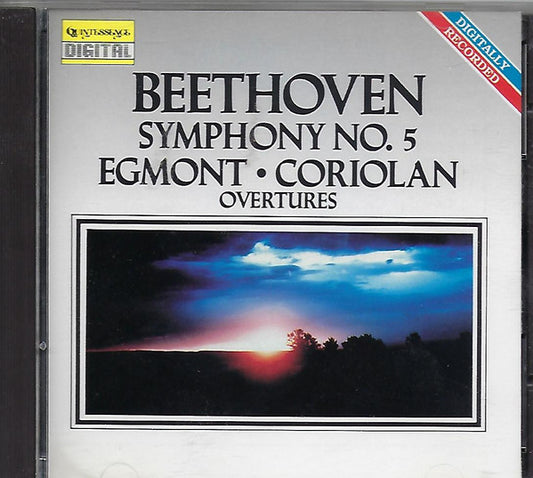 Ludwig van Beethoven : Symphony No.5 Egmont Coriolan Overatures (CD, Album)