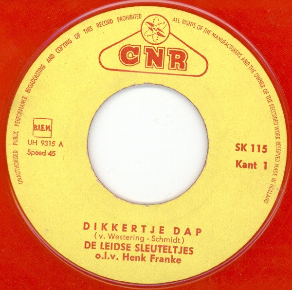 De Leidse Sleuteltjes : Dikkertje Dap / Het Fluitketeltje (7", Red)