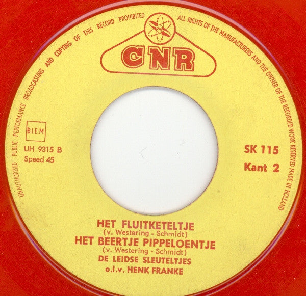 De Leidse Sleuteltjes : Dikkertje Dap / Het Fluitketeltje (7", Red)