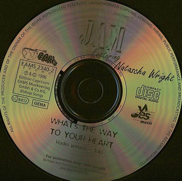 Jam (3) Featuring Natascha Wright : What's The Way To Your Heart (CD, Single, Promo, Car)
