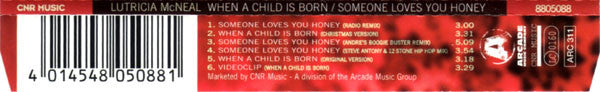 Lutricia McNeal : When A Child Is Born / Someone Loves You Honey (CD, Maxi, Enh)