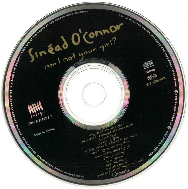 Sinéad O'Connor : Am I Not Your Girl? (CD, Album, DAD)