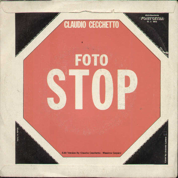 Claudio Cecchetto E La Dee Jay's Gang : Fotostop (7")