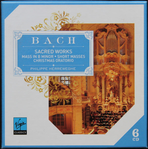 Johann Sebastian Bach, Philippe Herreweghe : Sacred Works (6xCD, Comp + Box, Comp)