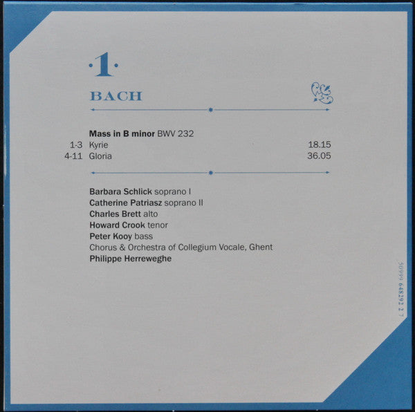 Johann Sebastian Bach, Philippe Herreweghe : Sacred Works (6xCD, Comp + Box, Comp)