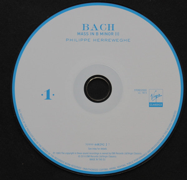 Johann Sebastian Bach, Philippe Herreweghe : Sacred Works (6xCD, Comp + Box, Comp)