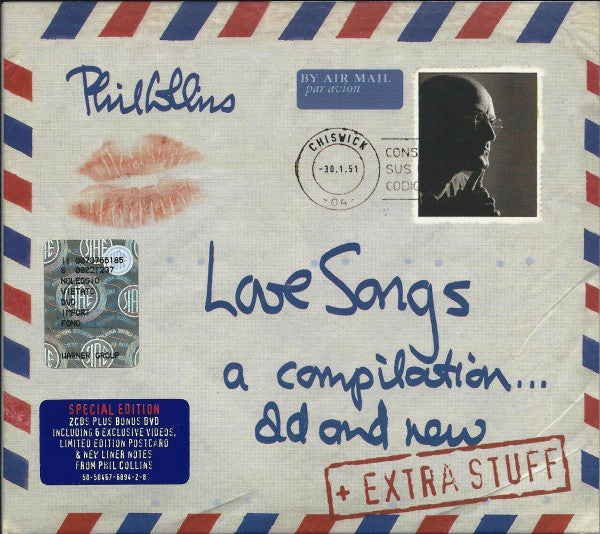 Phil Collins : Love Songs (A Compilation... Old And New) (+Extra Stuff) (2xCD, Comp + DVD-V, Comp, NTSC + S/Edition)