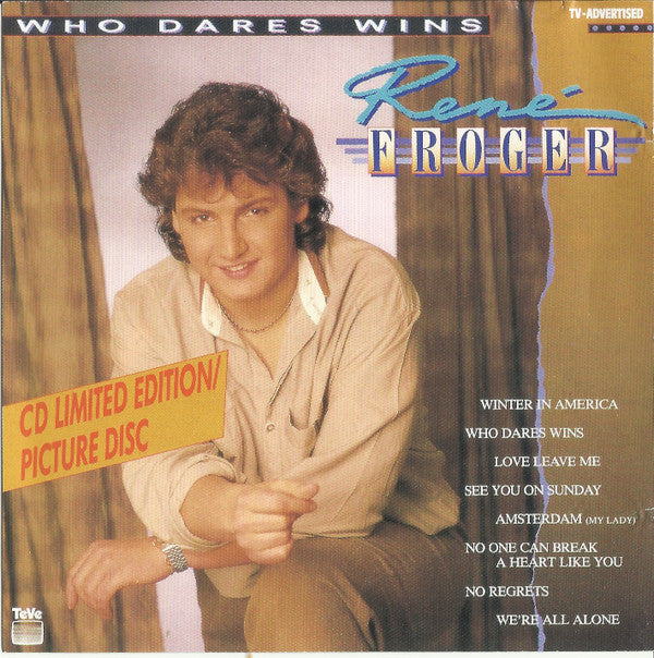 René Froger : Who Dares Wins (CD, Album, Ltd, Pic)