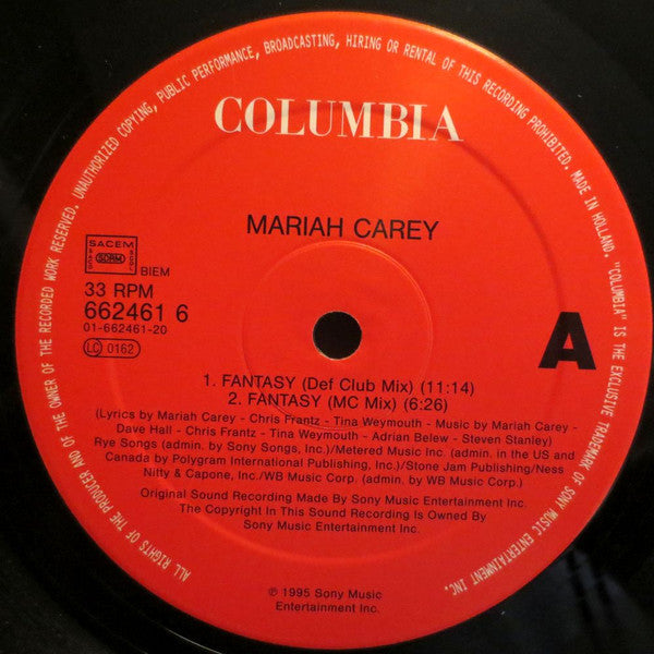 Mariah Carey : Fantasy (2x12", Gat)