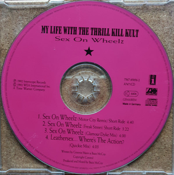 My Life With The Thrill Kill Kult : Sex On Wheelz (CD, Single)
