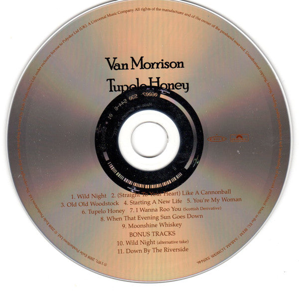 Van Morrison : Tupelo Honey (CD, Album, RE, RM)